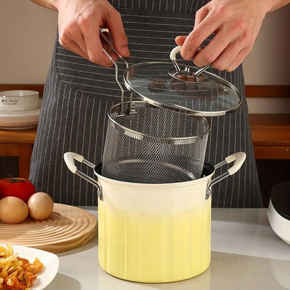 3 Litre Deep Frying Pot With Strainer