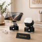 360° Rotating Magnetic Phone & Earbuds Stand – Adjustable Desktop Holder