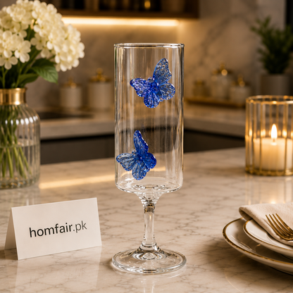 Luxury Butterfly Glass – Premium Decorative Drinkware