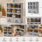 Kitchen Storage Box Organizer with 2 Drawers