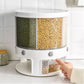 10 KG Rotating Food Storage Rice Bucket Cereal Dispenser Container Organizer
