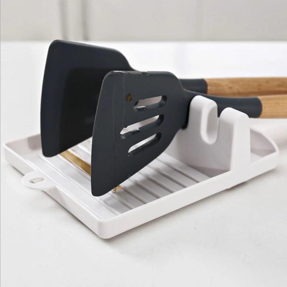 5-in-1 Kitchen Spoon Rest and Utensil Holder for Clutter-Free Cooking