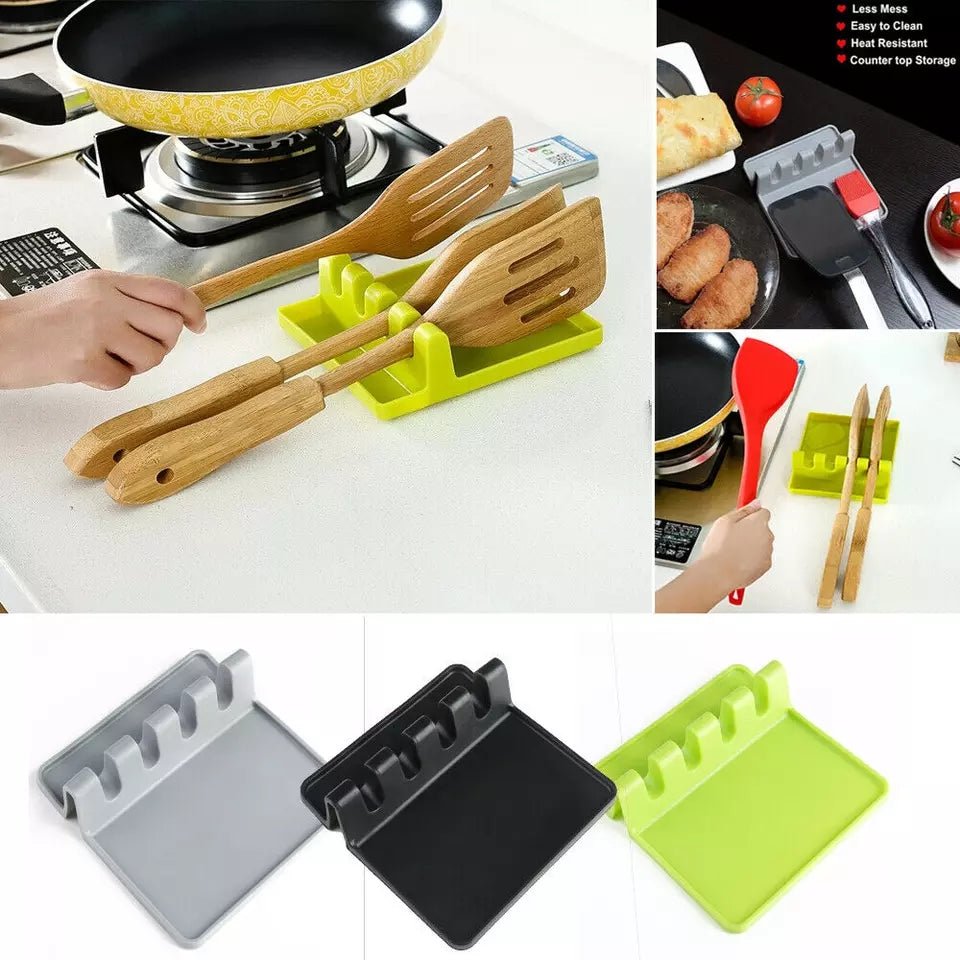 5-in-1 Kitchen Spoon Rest and Utensil Holder for Clutter-Free Cooking