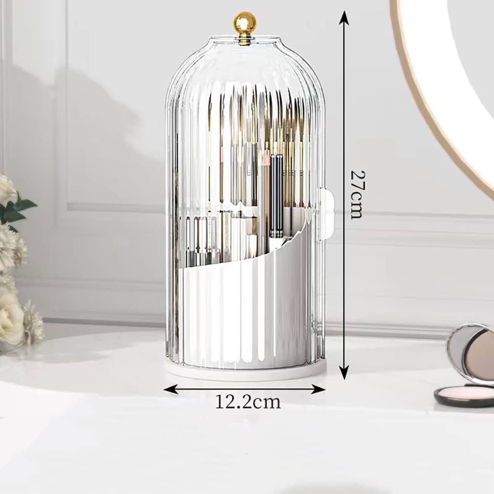 Luxury Rotating Makeup Brush Holder