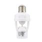 Infrared Motion Sensor Lamp Holder Auto On/Off Light Socket