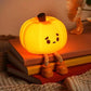 Cute Silicone Pumpkin Night Light Soft LED glow