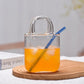 Luxury Glass Handbag Mug Stylish Coffee & Milk Cup