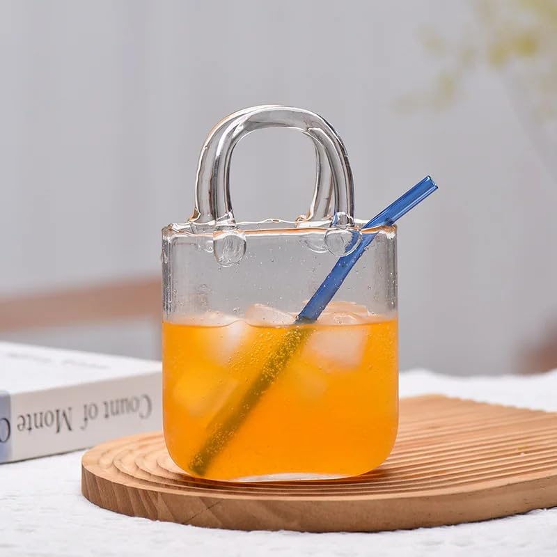 Luxury Glass Handbag Mug Stylish Coffee & Milk Cup