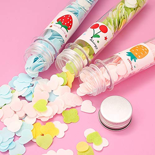 Flower Soap Tube Travel Paper Soap Sheets