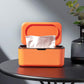 Premium Flip-Top Tissue Box Holder – Portable Tissue Storage Box with Secure Lid
