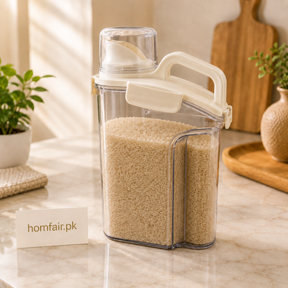 Premium Quality Food Storage Jar - Airtight Glass Container