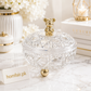 Luxury Crystal Acrylic Candy Bowl with Teddy Bear Lid (Small)