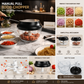 Multi-Purpose Manual Food Chopper with Stainless Steel Blades