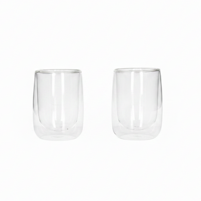 2-Piece Double Wall GlassSet 300ml – Premium Elegant Drinkware