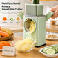Multifunctional Rotary Vegetable Cutter | Manual Vegetable Slicer & Grater