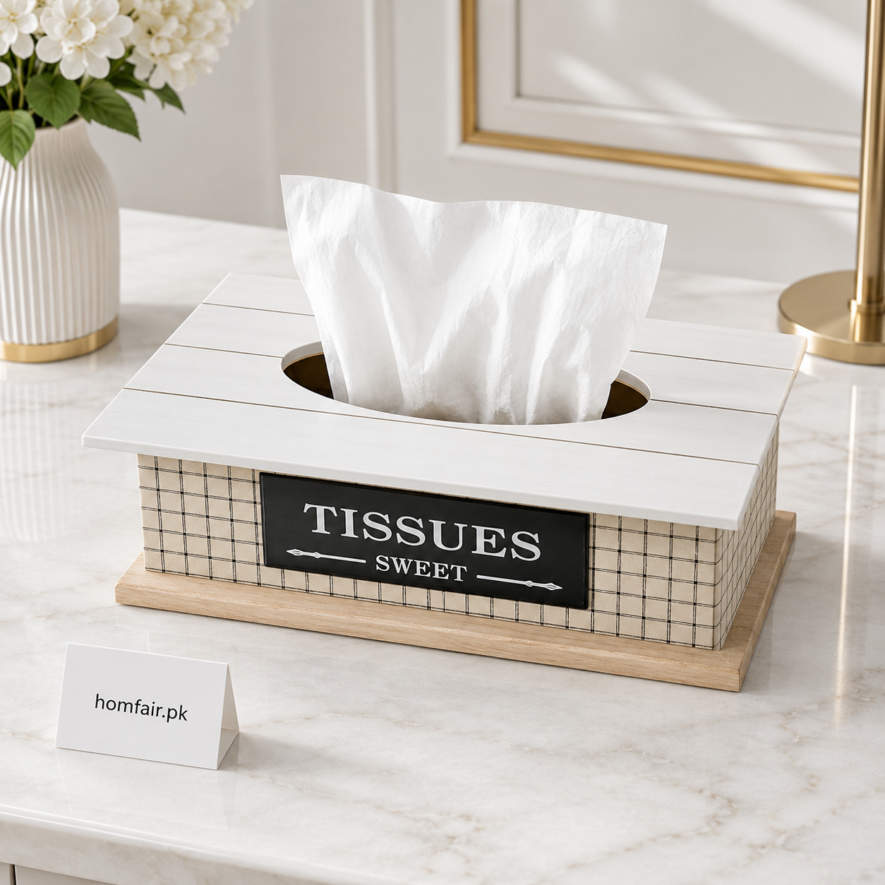 Tissues Sweet Box – Decorative Wooden Tissue Box Holder