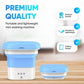 Mini Foldable Washing Machine Portable Laundry Washer for Home and Travel