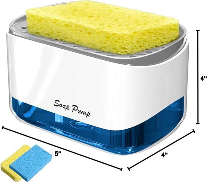 Easy Dispensing Soap Sponge Dispenser for Kitchen Sink