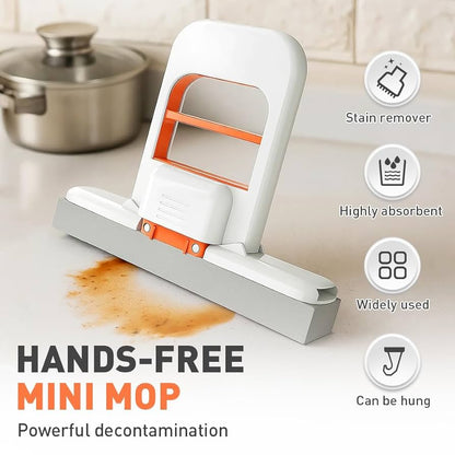 Compact Desktop Cleaning Mop Portable Water absorbing Sponge for kithchen & Office