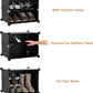 Attachable Cube Cabinet Shoe Rack Modular Storage Organizer