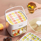 48-Cube Ice Maker with Easy Press Cap Tray Mould