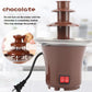 Electric Chocolate Fountain Machine Hot Chocolate Melting Dispenser