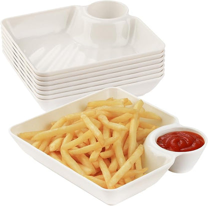 Luxury Serving Plate Set with Sauce Tray & Dumpling Dish