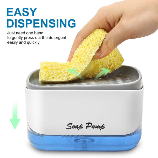 Easy Dispensing Soap Sponge Dispenser for Kitchen Sink