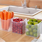 4-Piece Refrigerator Door Storage Bin Set for Fruits & Vegetables (4pcs)