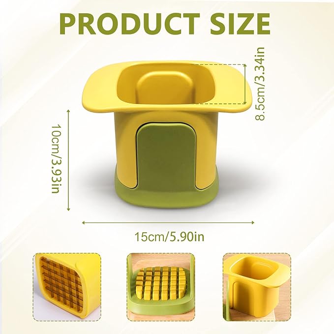 2-in-1 Vegetable press Chopper Dicing & Slitting Kitchen Chopping