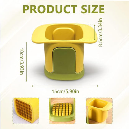 2-in-1 Vegetable press Chopper Dicing & Slitting Kitchen Chopping