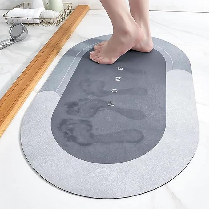 2 Side Bathroom Mat for Home Entrance Non-Slip Door Mat for Indoor & Outdoor Use