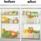 4-Piece Refrigerator Door Storage Bin Set for Fruits & Vegetables (4pcs)