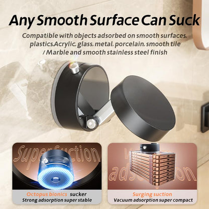 360° Rotating Magnetic Phone & Earbuds Stand – Adjustable Desktop Holder