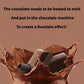 Electric Chocolate Fountain Machine Hot Chocolate Melting Dispenser