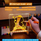 Acrylic Writing Board with LED Touch Base – 3D DIY Night Light for Home & Office