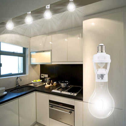 Infrared Motion Sensor Lamp Holder Auto On/Off Light Socket