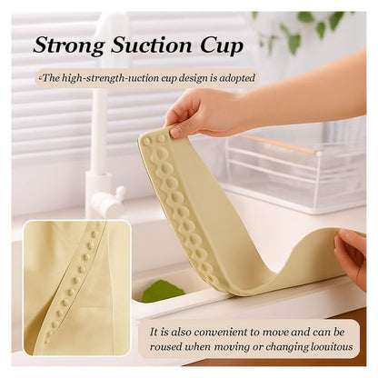Luxury Suction Sink Water Blocking Plate | Kitchen Sink Splash Guard