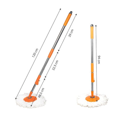 360° Spin Mop Bucket Cleaning System with Wheels