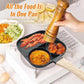 Nonstick Portion Frying Pan Multi Section Egg & Breakfast Pan