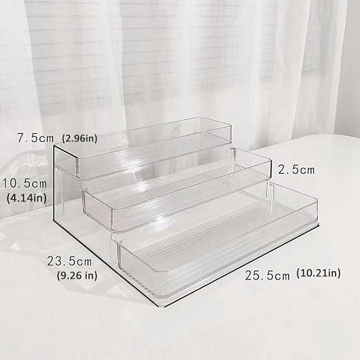 Luxury Acrylic Perfume & Skincare Display Organizer Tray