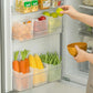4-Piece Refrigerator Door Storage Bin Set for Fruits & Vegetables (4pcs)