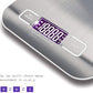 Premium Stainless Steel Digital Kitchen Scale 5kg Capacity Ultra Slim Design