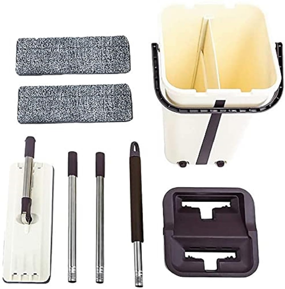 Self-Cleaning Scratch Magic Mop with Bucket Easy & Efficient Floor Cleaning