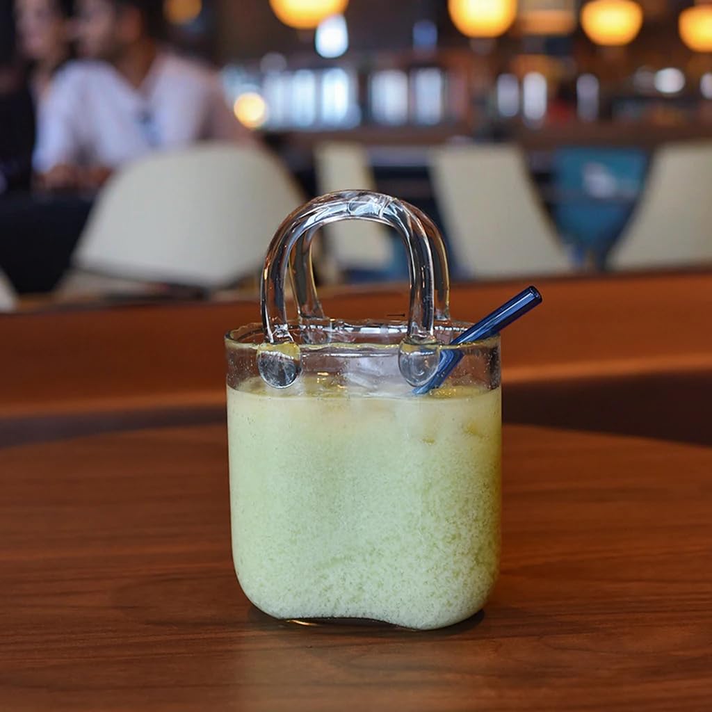 Luxury Glass Handbag Mug Stylish Coffee & Milk Cup