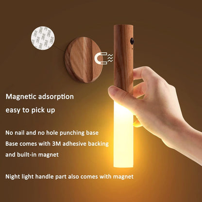 Wooden Motion Sensor Night Light