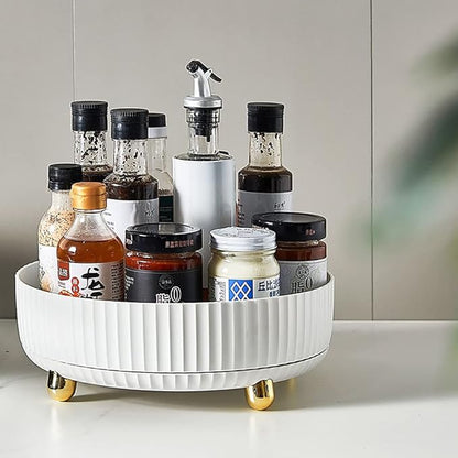 Luxury Rotating Tray for Kitchen & Vanity | 360° Organizer