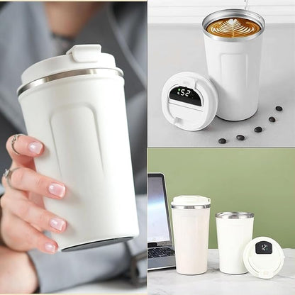 Smart Temperature Display Coffee Mug – Stainless Steel Thermal Cup
