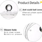 Glass Pots for Cooking On Stove Glass Heat-Resistant Glass Simmer Borosilicate Glass Cooking Pot with Lid and Handles
