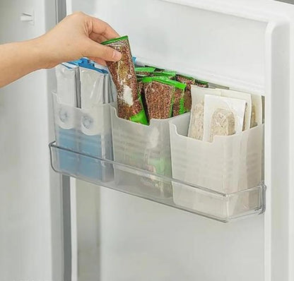 4-Piece Refrigerator Door Storage Bin Set for Fruits & Vegetables (4pcs)